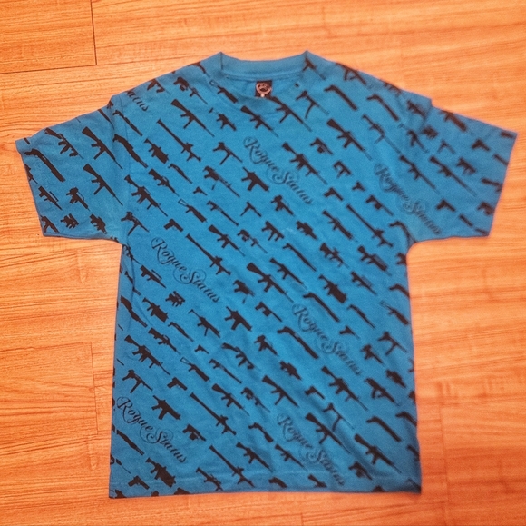 Lot of 6 Rogue Status All Over Print Gun Show Skate Shirts M Rob Dyrdek Vintage - Picture 6 of 7